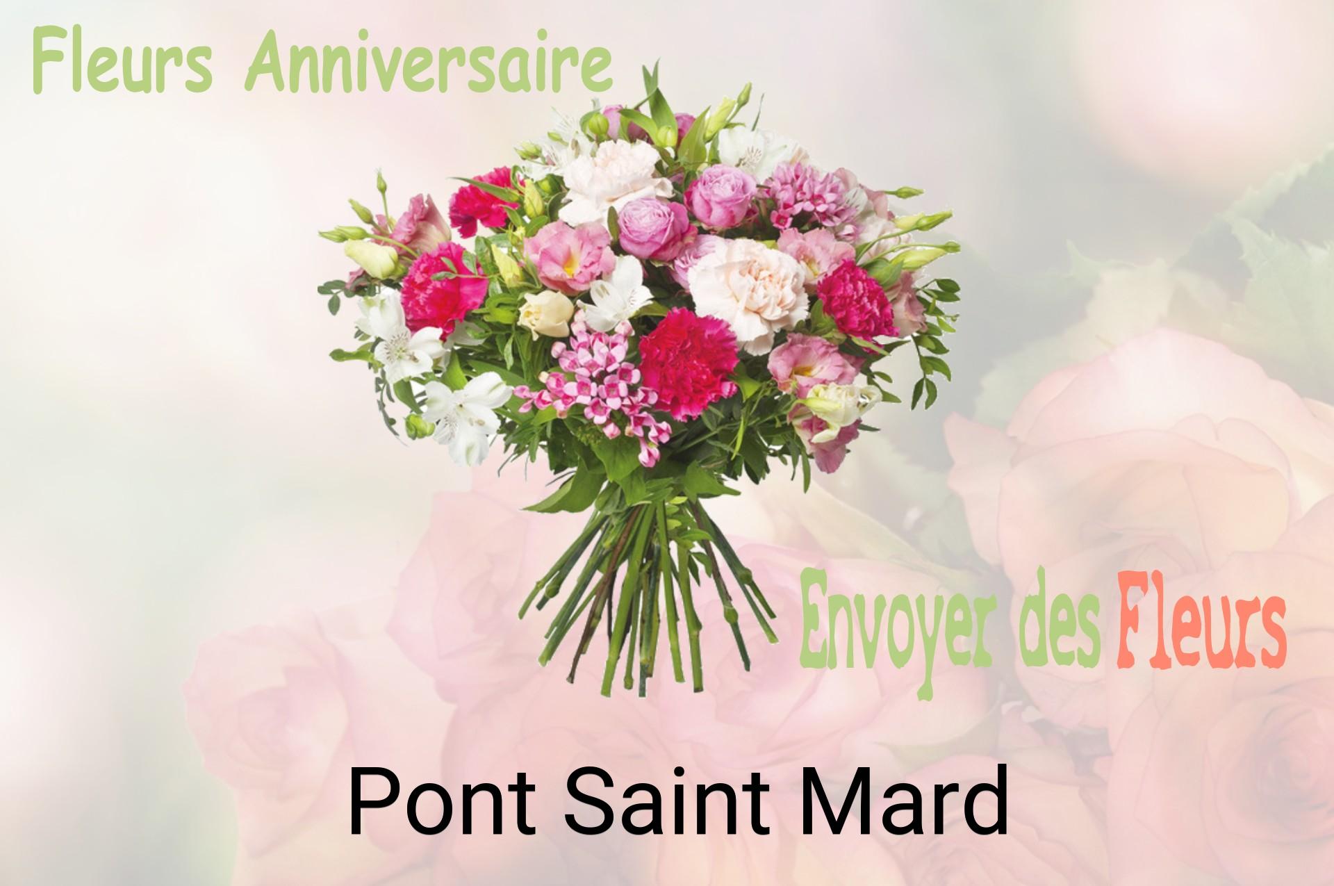 Bouquet de fleurs d’anniversaire livré à Pont-Saint-Mard